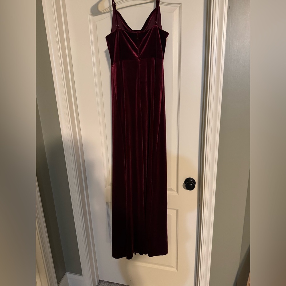 Birdy Grey Cabernet Velvet Maxi Dress – Size Medium - Picture 3 of 11